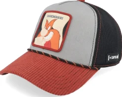 Looney Tunes Yosemite Sam Black/Grey/Red Premium A-Frame Trucker - Capslab