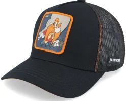 Looney Tunes Yosemite Sam Black/Black/Orange Trucker - Capslab