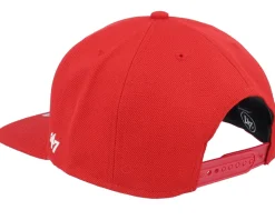 Los Angeles Angels Sure Shot Captain Red Snapback - 47 Brand