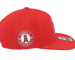 Los Angeles Angels Sure Shot Captain Red Snapback - 47 Brand