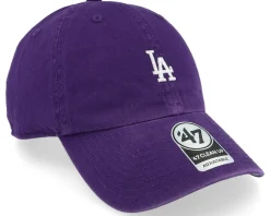 Los Angeles Dodgers Base Runner Clean Up Purple Dad Cap - 47 Brand