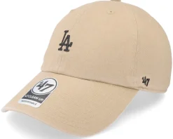 Los Angeles Dodgers MLB Base Runner Clean Up Khaki Dad Cap - 47 Brand