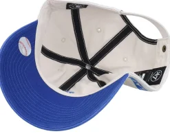 Los Angeles Dodgers MLB Stand 47 Clean Up Bone/Royal Dad Cap - 47 Brand