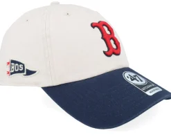 Los Angeles Dodgers MLB Stand 47 Clean Up Bone/Royal Dad Cap - 47 Brand