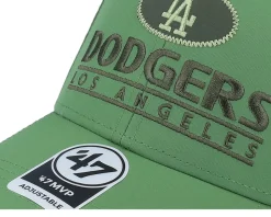 Los Angeles Dodgers Outskirts Mvp Fatigue Green Adjustable - 47 Brand