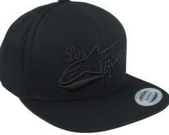 Los Angeles Hat Black/Black Snapback - Alpinestars
