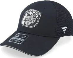 Los Angeles Kings Authentic Pro Draft Black/Stone Gray Trucker - Fanatics