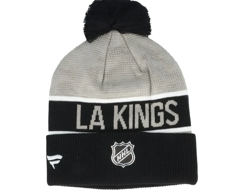 Los Angeles Kings Authentic Pro Game&Train Stone Gray/Black Pom - Fanatics