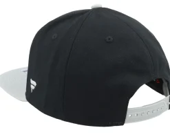 Los Angeles Kings Iconic Color Blocked Black Stone Gray Snapback - Fanatics