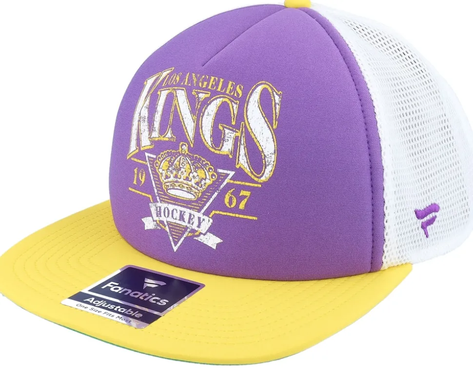 Los Angeles Kings True Classic Foam Regal Purple/Gold/White Trucker - Fanatics