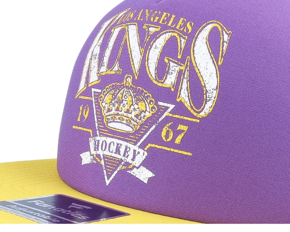 Los Angeles Kings True Classic Foam Regal Purple/Gold/White Trucker - Fanatics
