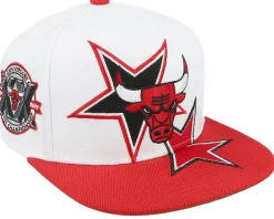 Los Angeles Lakers All Starz White/Purple Snapback - Mitchell & Ness