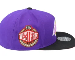 Los Angeles Lakers Coast2coast Purple/Black Fitted - Mitchell & Ness