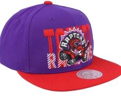 Los Angeles Lakers Cross Check Hwc Purple/Red Snapback - Mitchell & Ness