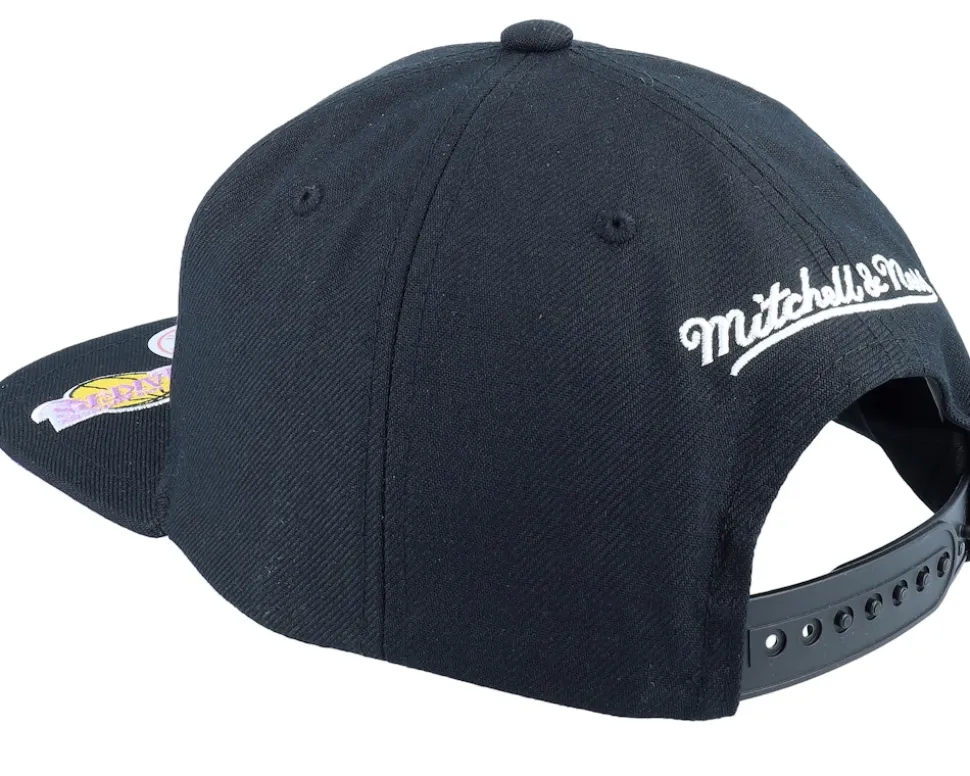 Los Angeles Lakers Dead Remix Deadstock Black Snapback - Mitchell & Ness