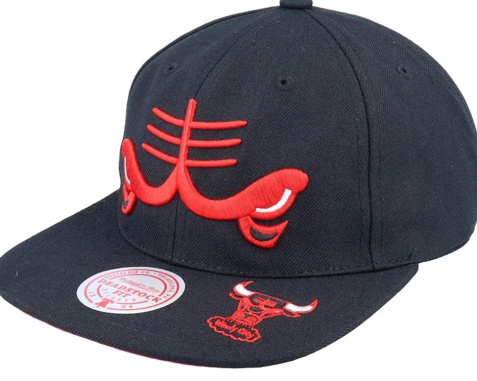 Los Angeles Lakers Dead Remix Deadstock Black Snapback - Mitchell & Ness