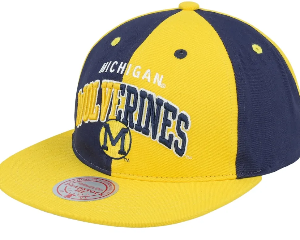 Los Angeles Lakers Pinwheel Of Fortune Yellow/Purple Snapback - Mitchell & Ness