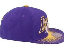 Los Angeles Lakers Re-take Hwc Purple Snapback - Mitchell & Ness