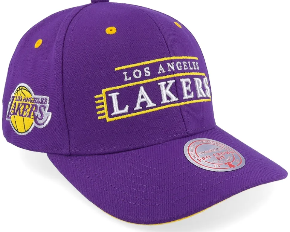 Los Angeles Lakers Team Lofi Pro Purple Adjustable - Mitchell & Ness
