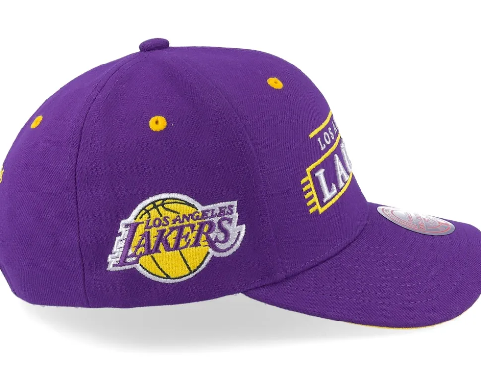 Los Angeles Lakers Team Lofi Pro Purple Adjustable - Mitchell & Ness
