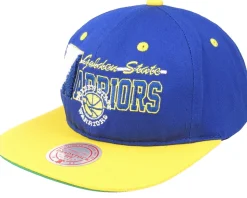Los Angeles Lakers Varsity Letter Yellow/Purple Snapback - Mitchell & Ness