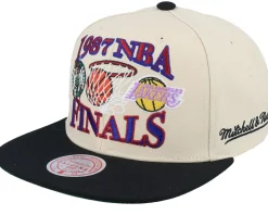 Los Angeles Lakers Vs. Boston Celtics Finals Remix Hwc Off White/Black Snapback - Mitchell & Ness