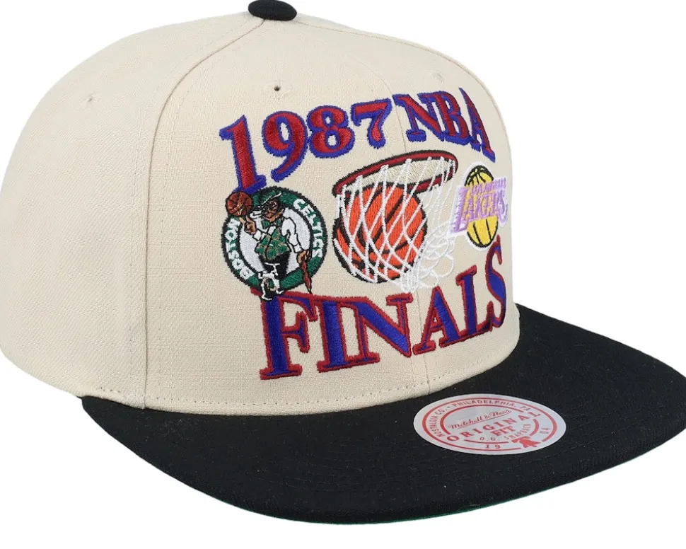 Los Angeles Lakers Vs. Boston Celtics Finals Remix Hwc Off White/Black Snapback - Mitchell & Ness