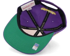 Louisiana State Tigers Retro V Purple Snapback - Mitchell & Ness