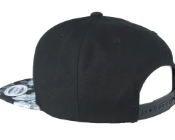 Love And Hate Black/Grey Rose Snapback - Tattoo Collective