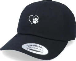 Love Animals Paw Black Dad Cap - Iconic