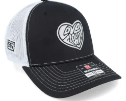 Love Freely Logo 112 Split Black/White Trucker - Fair