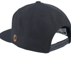 Lovers Engraved Patch Black Snapback - Moomin