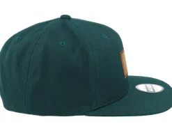 Lovers Engraved Patch Green Snapback - Moomin