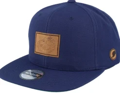 Lovers Engraved Patch Tan Brown Snapback - Moomin