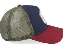Lsdo Turtle Navy/Wine A-Frame Trucker - Coastal