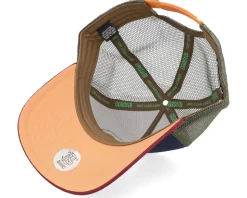 Lsdo Turtle Navy/Wine A-Frame Trucker - Coastal