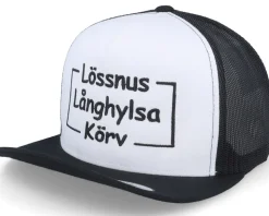 Lössnus Långhylsa Körv Vit/Svart Trucker - Iconic