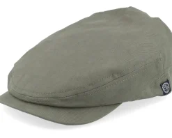 Lucas Cotton Twill Green Flat Cap - CTH Ericson