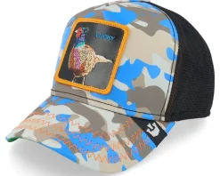 Luck Stays Down Blue Trucker - Goorin Bros.