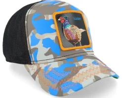 Luck Stays Down Blue Trucker - Goorin Bros.