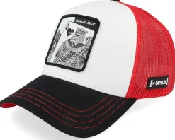 Lucky Blackjack Red/White/Black Trucker - Capslab