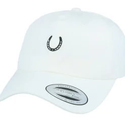 Lucky Horse Shoe White Dad Cap - Iconic