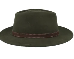 Luke 32 Wp Crushable Loden Fedora - MJM Hats