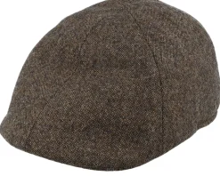 Luke Moon Lambswool Vintage Brown Flat Cap - CTH Ericson
