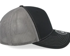 Lumber Jack Logo 112 Split Black/Charcoal Trucker - Bearded Man