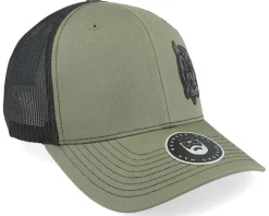 Lumber Jack Logo 112 Split Loden/Black Trucker - Bearded Man