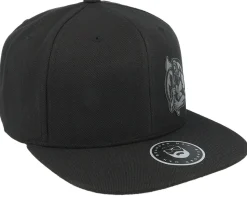 Lumber Jack Logo Black Snapback - Bearded Man