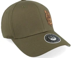 Lumber Jack Logo Wooly Combed Olive Flexfit - Bearded Man