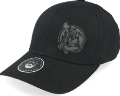 Lumber Jack Logo Wooly Combed Black Flexfit - Bearded Man