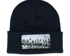 Lunch Atop A Skyscraper Beanie Heather Grey Cuff - Public Domain